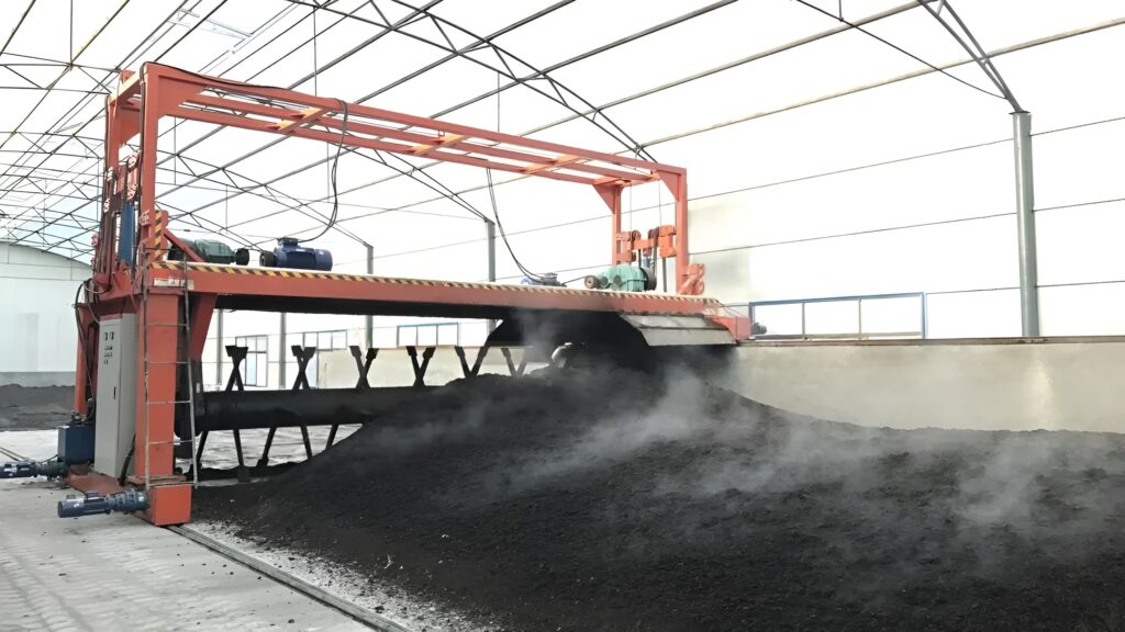 Trough-Type Compost Turner