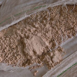 fertilizer caked